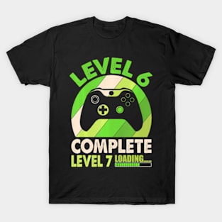 Level 6 Complete Level 7 Loading  6th Wedding Anniversary T-Shirt